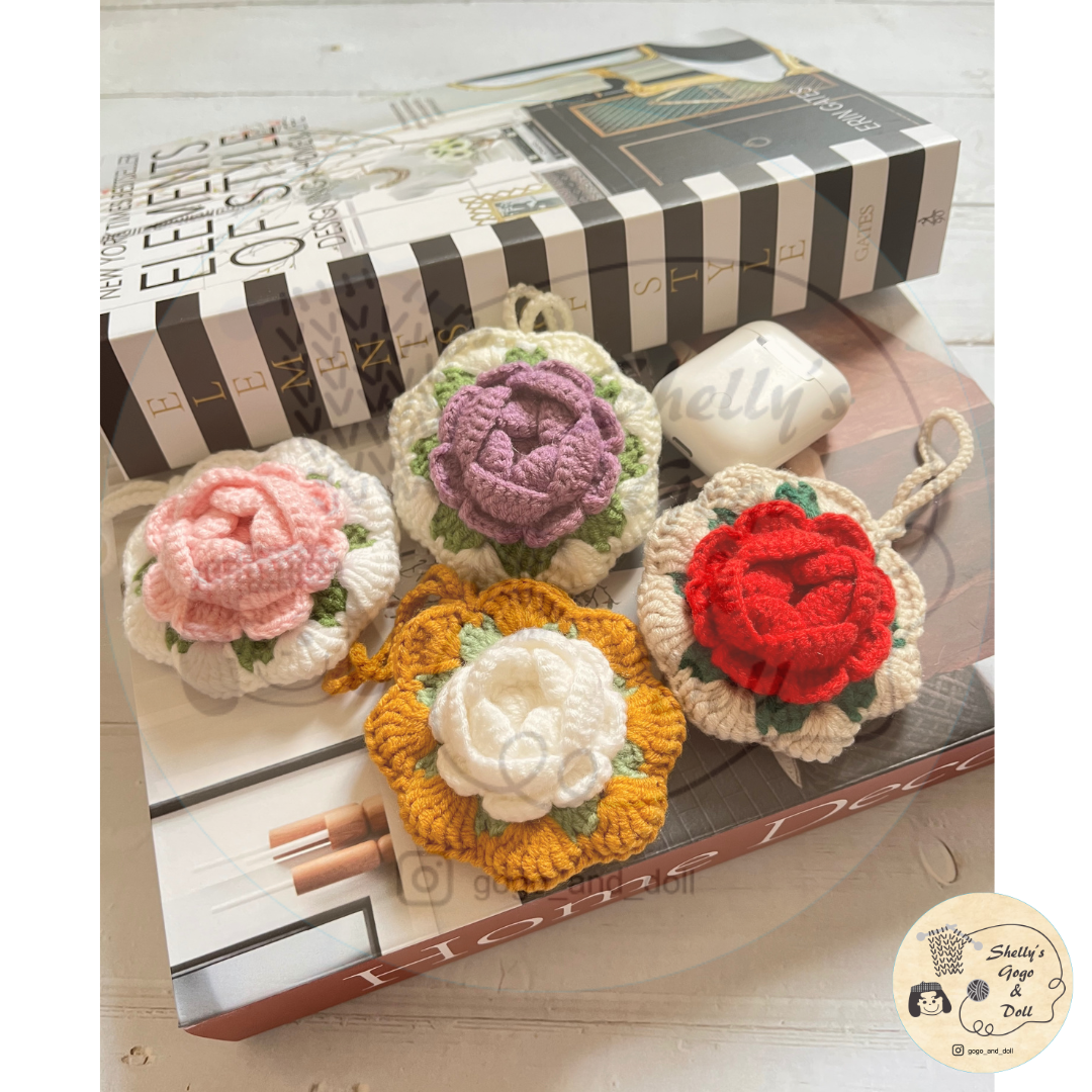 [現貨+預購]山茶花花耳機包