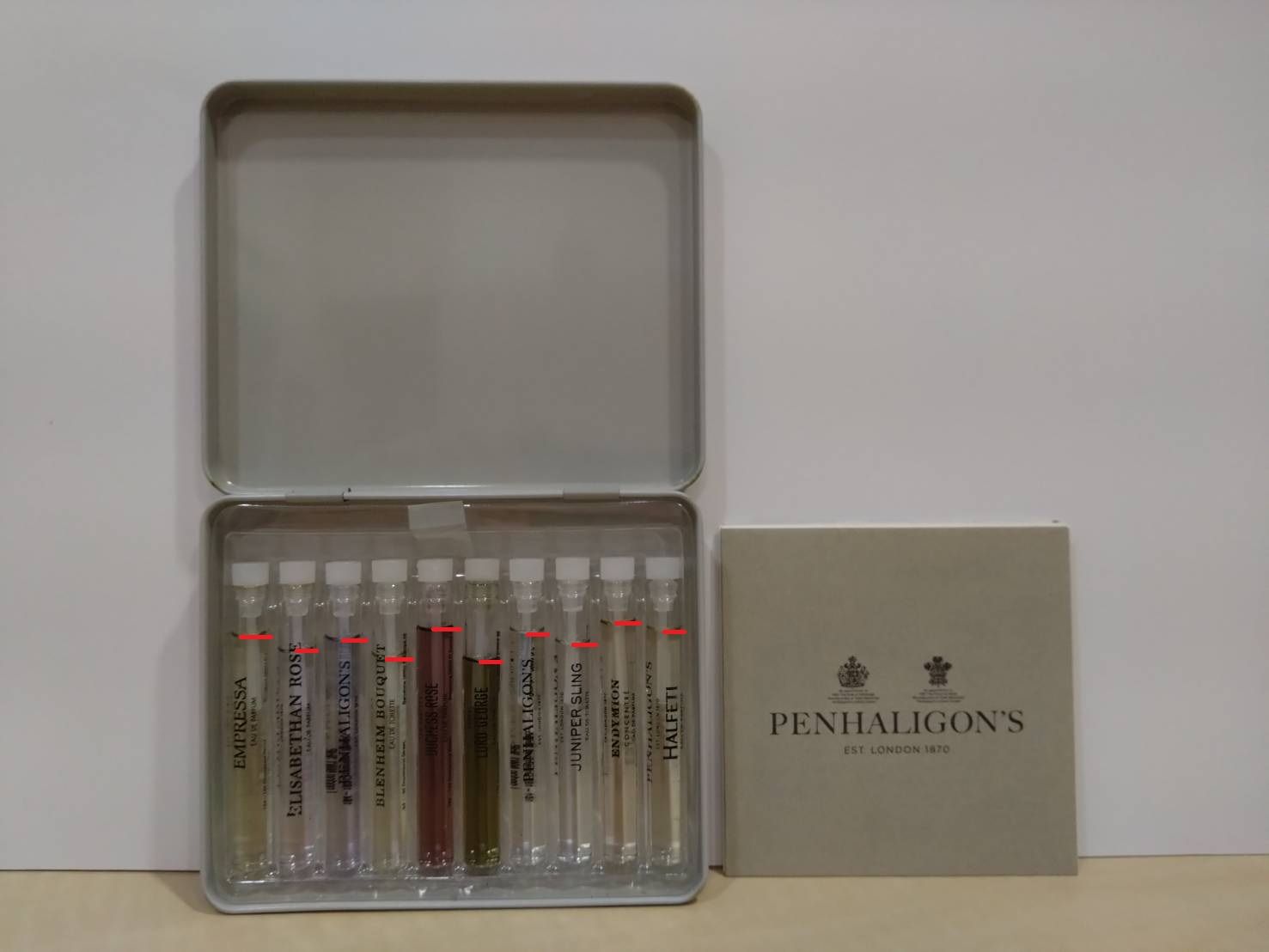 Penhaligon’s圖書館組合（10入*2ml）沾式