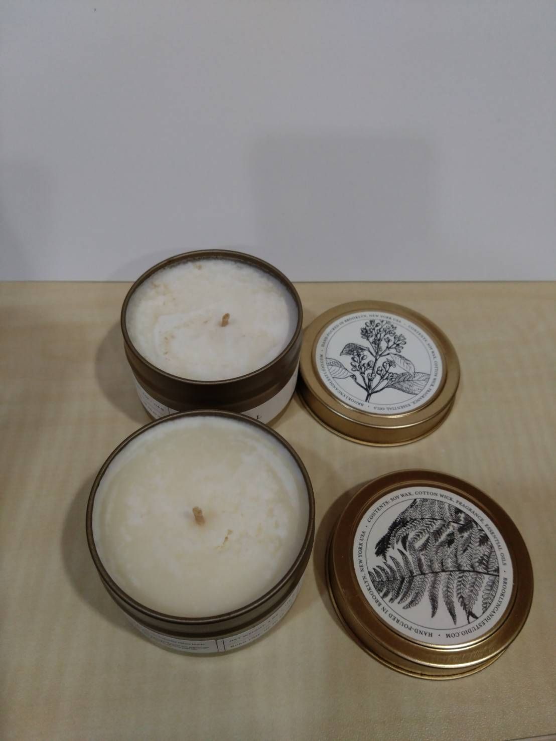 Brooklyn Candle Studio-「Fern + Moss」、「Santal」合售