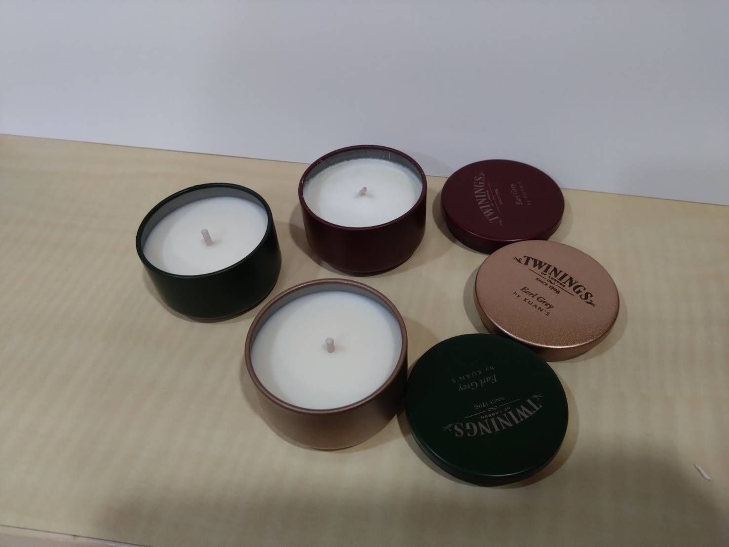 TWININGS 唐寧皇家伯爵香氛蠟燭三入