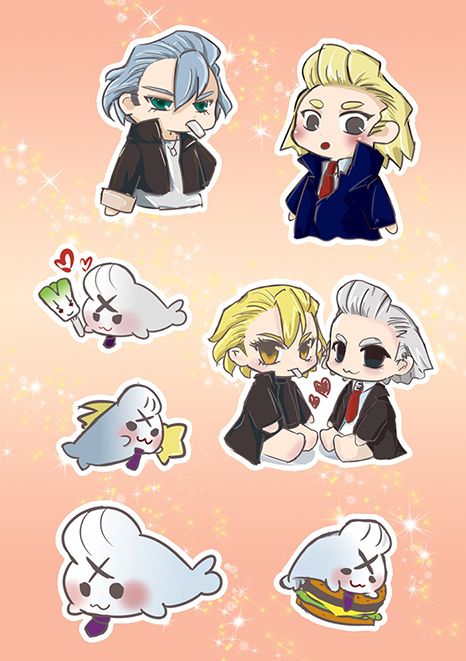 SX配上怪怪的海豹賽諾老師半斷貼紙