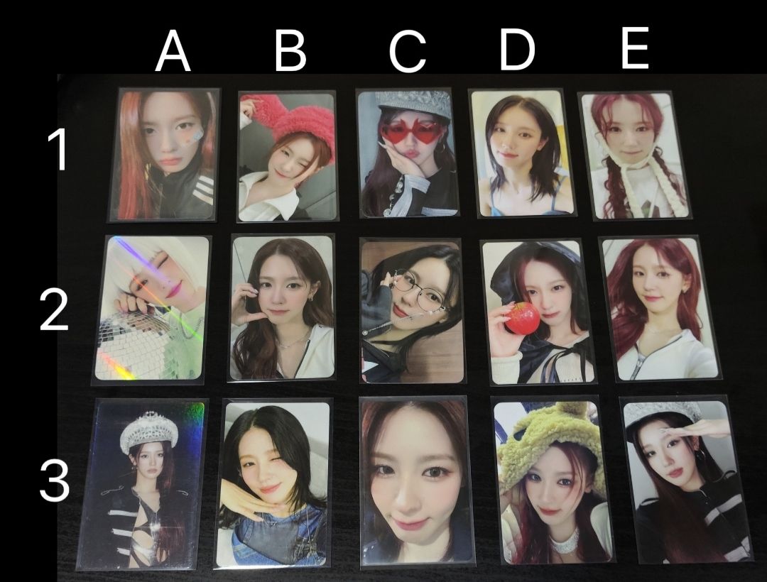 idle Gidle 曹薇娟 特典卡