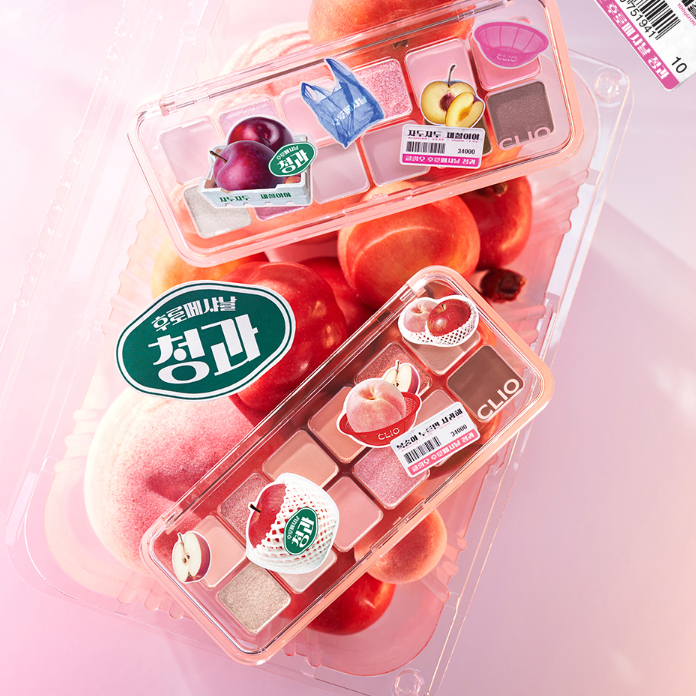 CLIO 新品 Pro Eye Palette Air 桃子李子 12色眼影盤