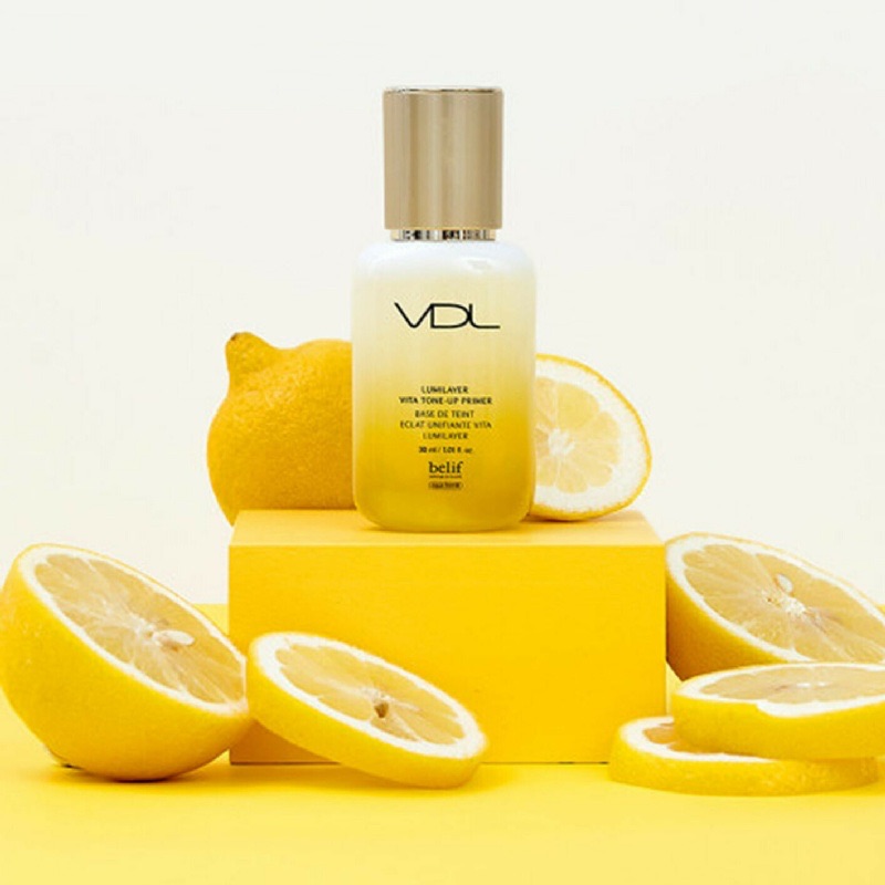 VDL＆Belif 檸檬清透維他命C提亮妝前乳