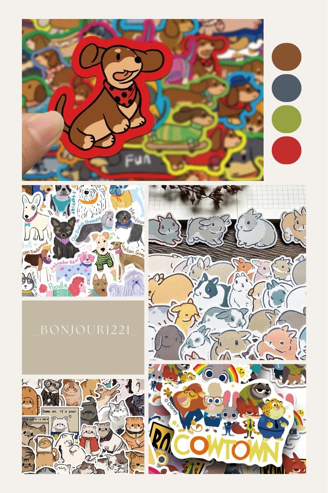 多款可愛創意手帳裝飾貼紙