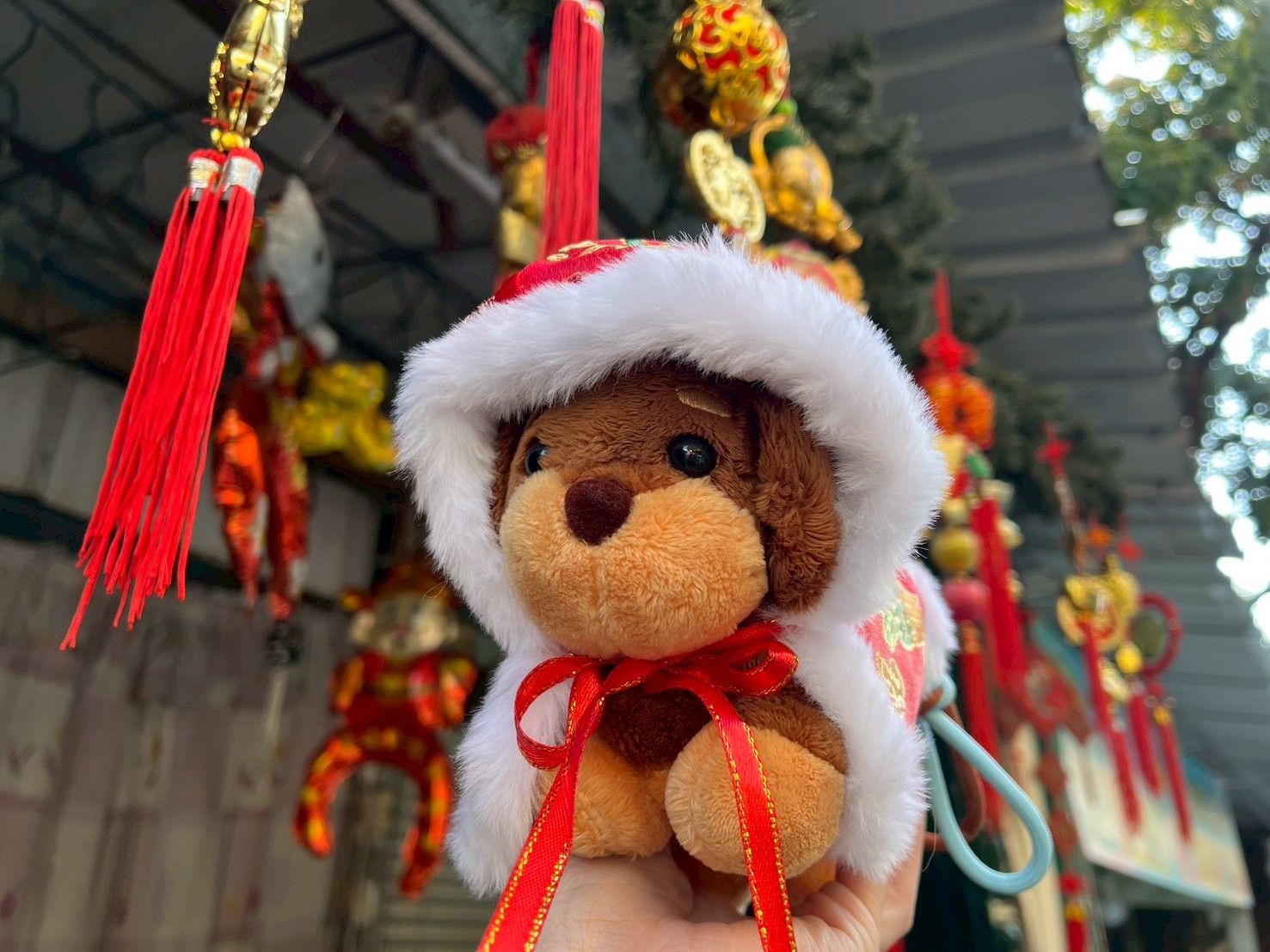 臘腸小狗狗耳機收納包娃娃掛飾