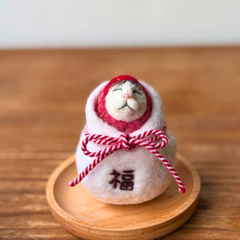 【現貨】草莓貓大福｜貓咪鬍鬚收集器
