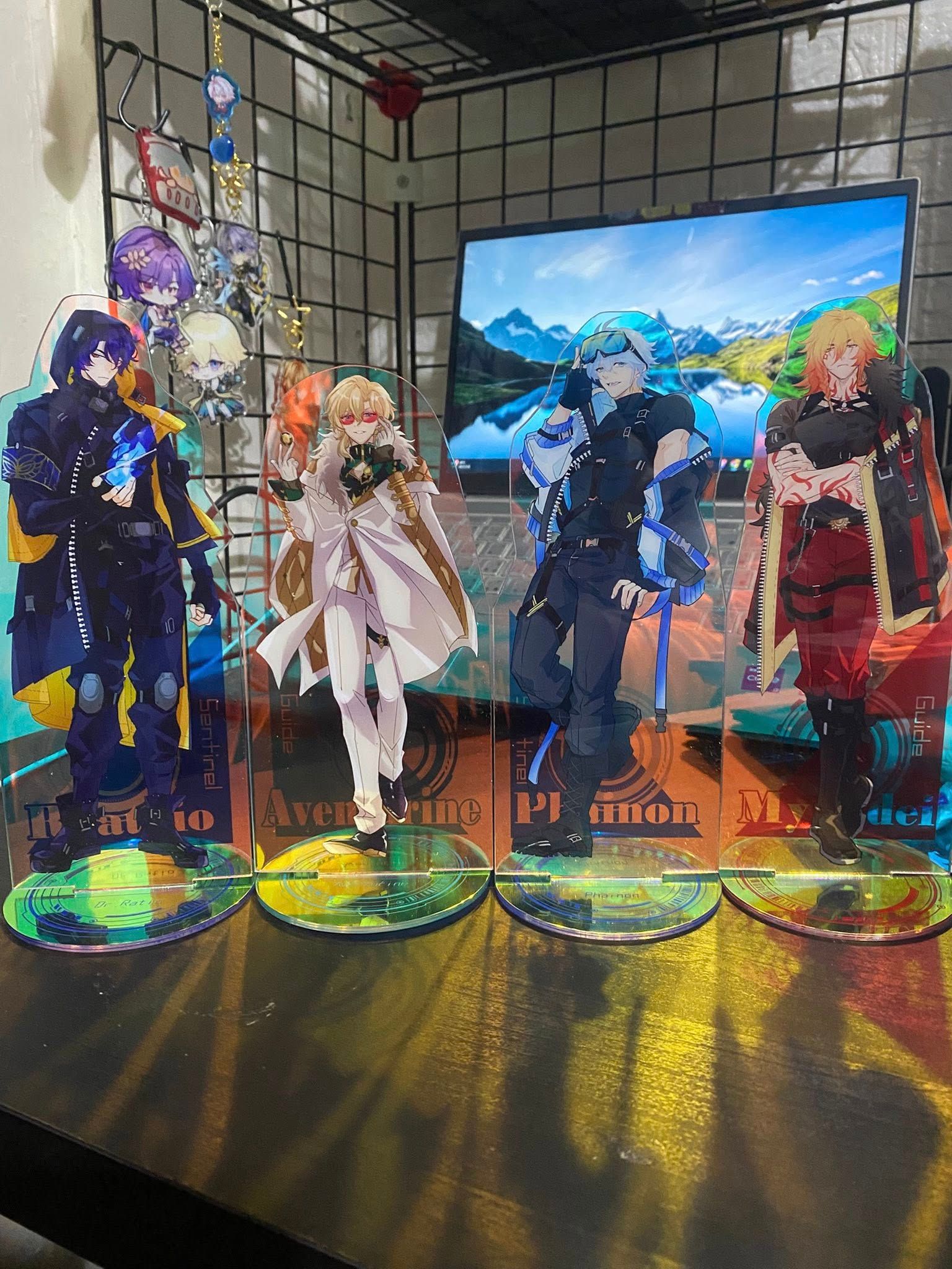 虹光雷射立牌組