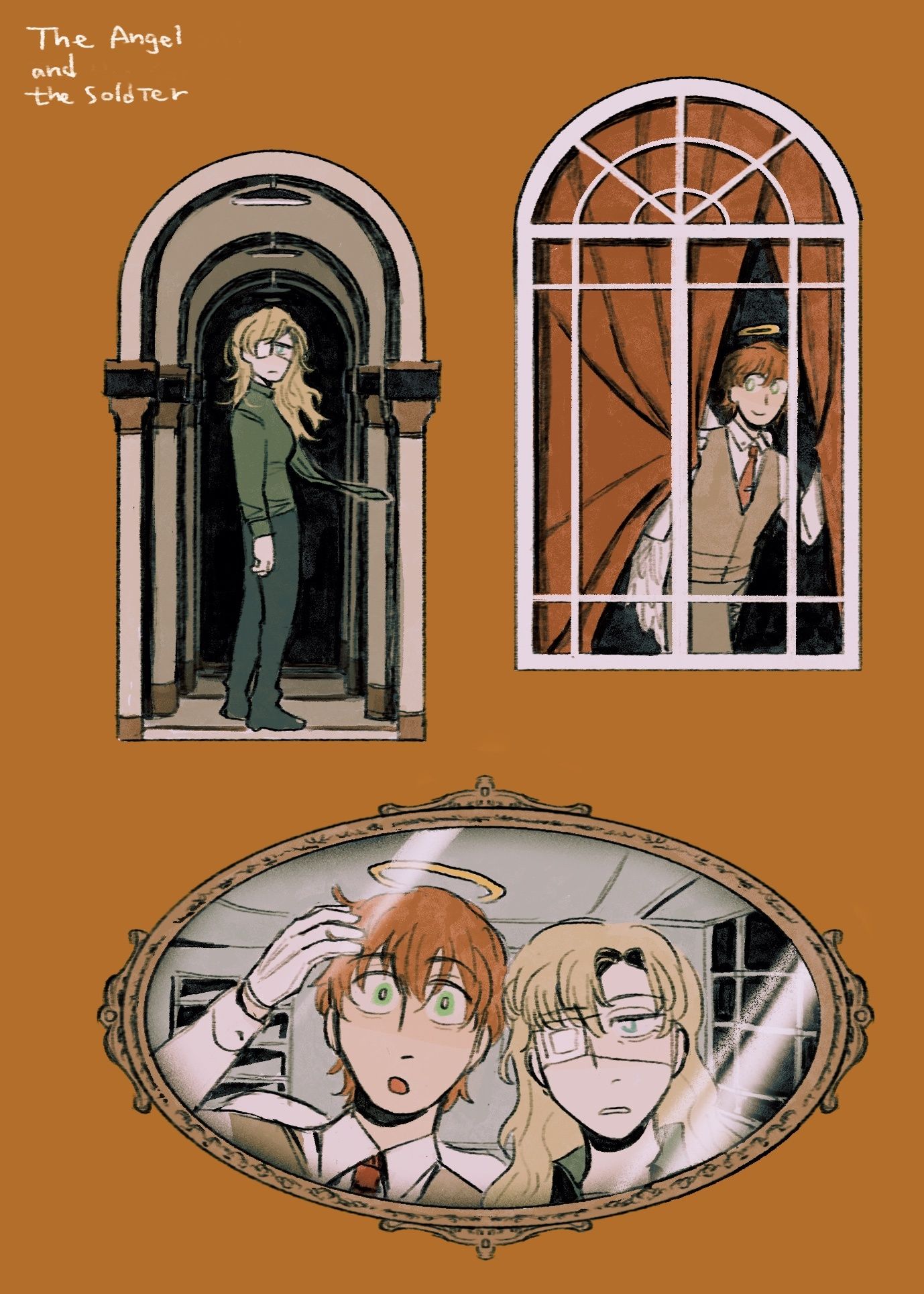 《天使與傷兵》貼紙set