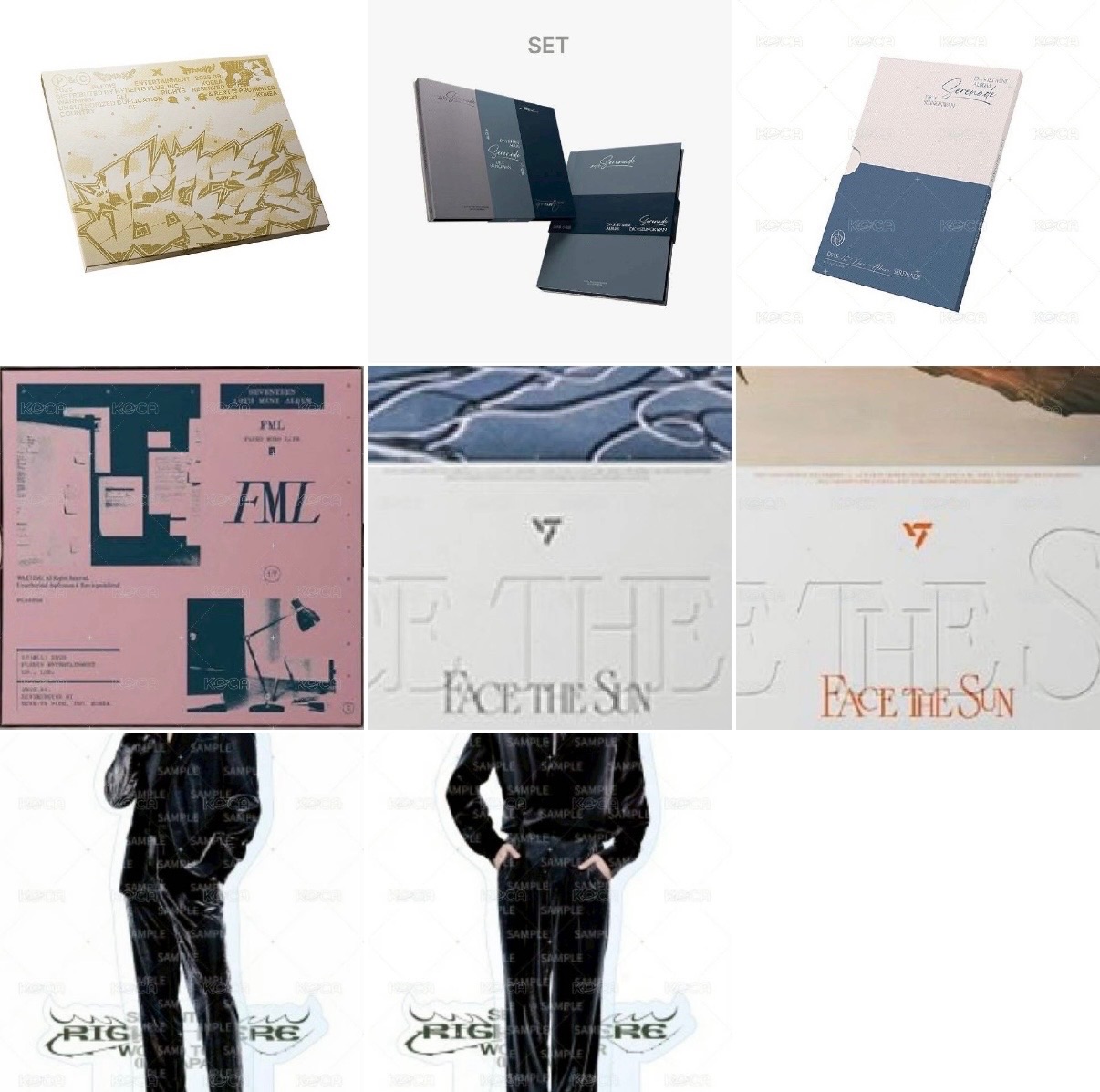 Seventeen 未拆專、RH立牌