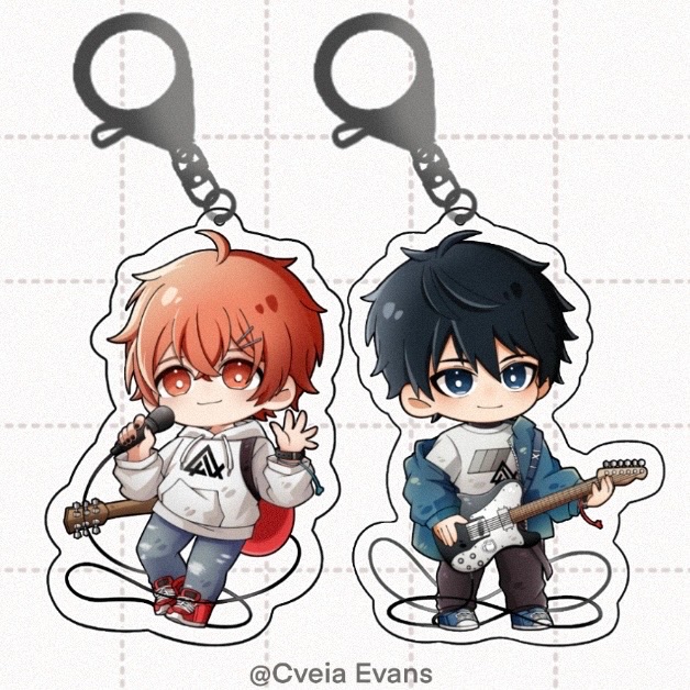 GIVEN 立夏＆真冬 壓克力吊飾