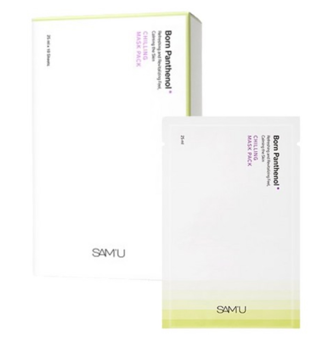 SAM’U 泛醇肌底賦活面膜 盒/5片