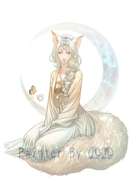 [原創]明信片 -白狐擬人