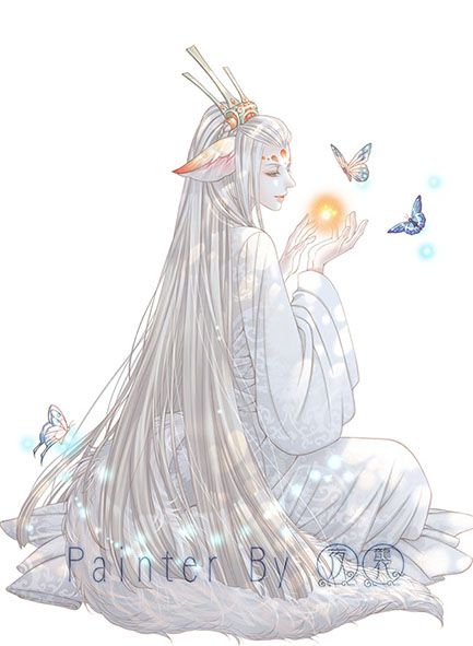 [原創]明信片 -白狐擬人