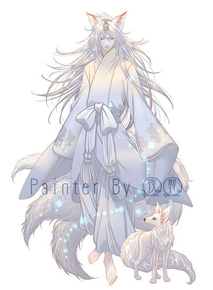 [原創]明信片 -白狐擬人