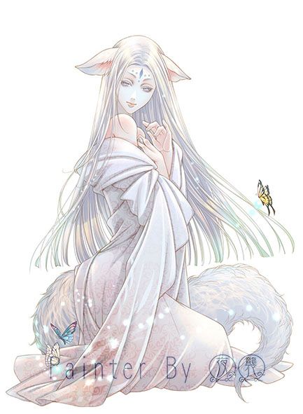 [原創]明信片 -白狐擬人