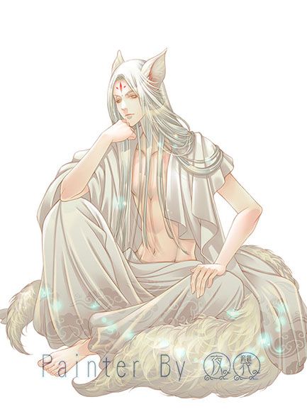 [原創]明信片 -白狐擬人