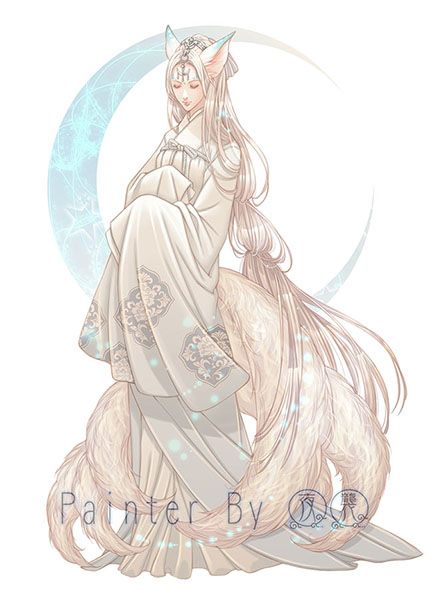 [原創]明信片 -白狐擬人