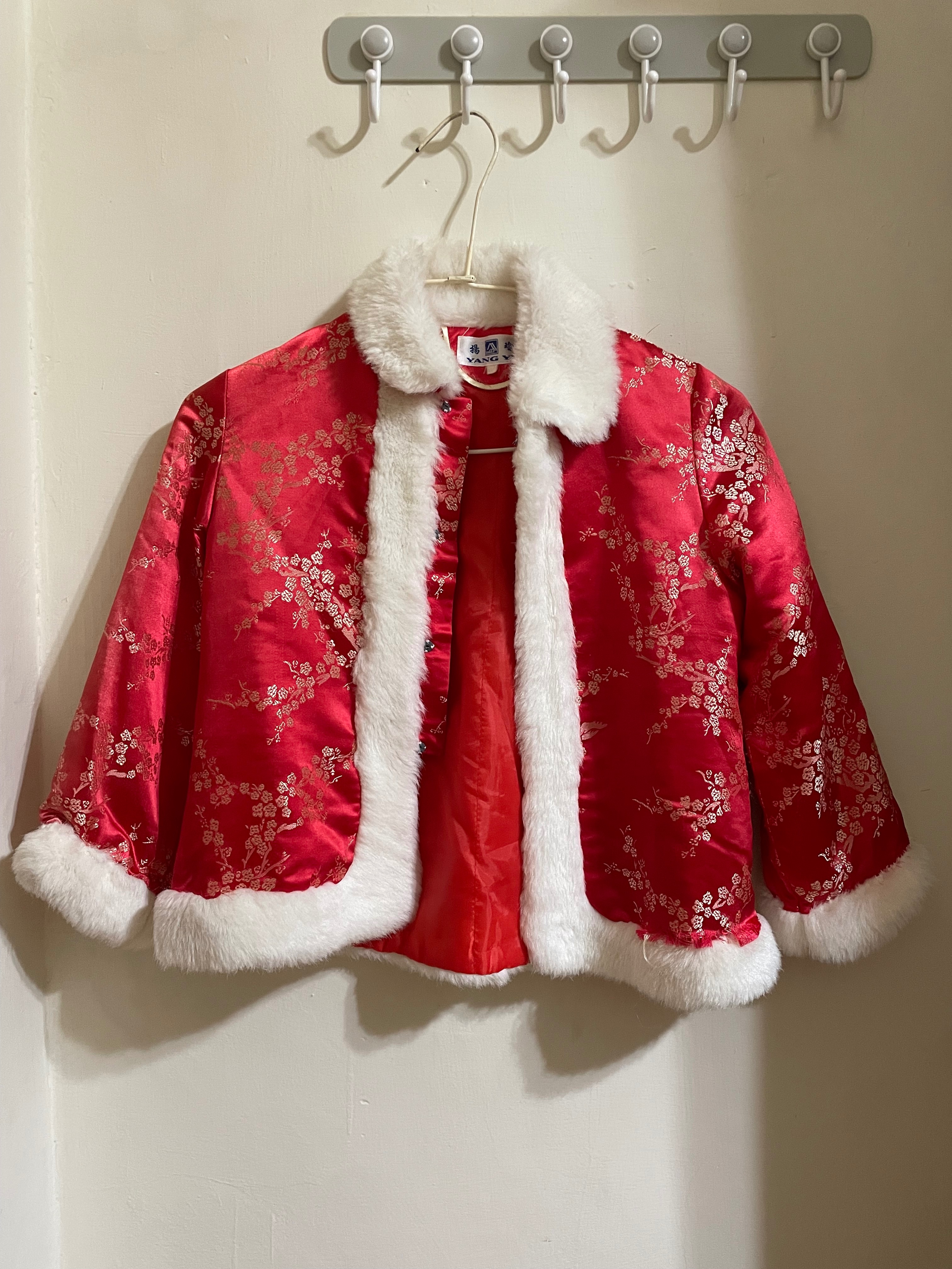 中國風 過年 新年 紅色 外套 童裝 大童