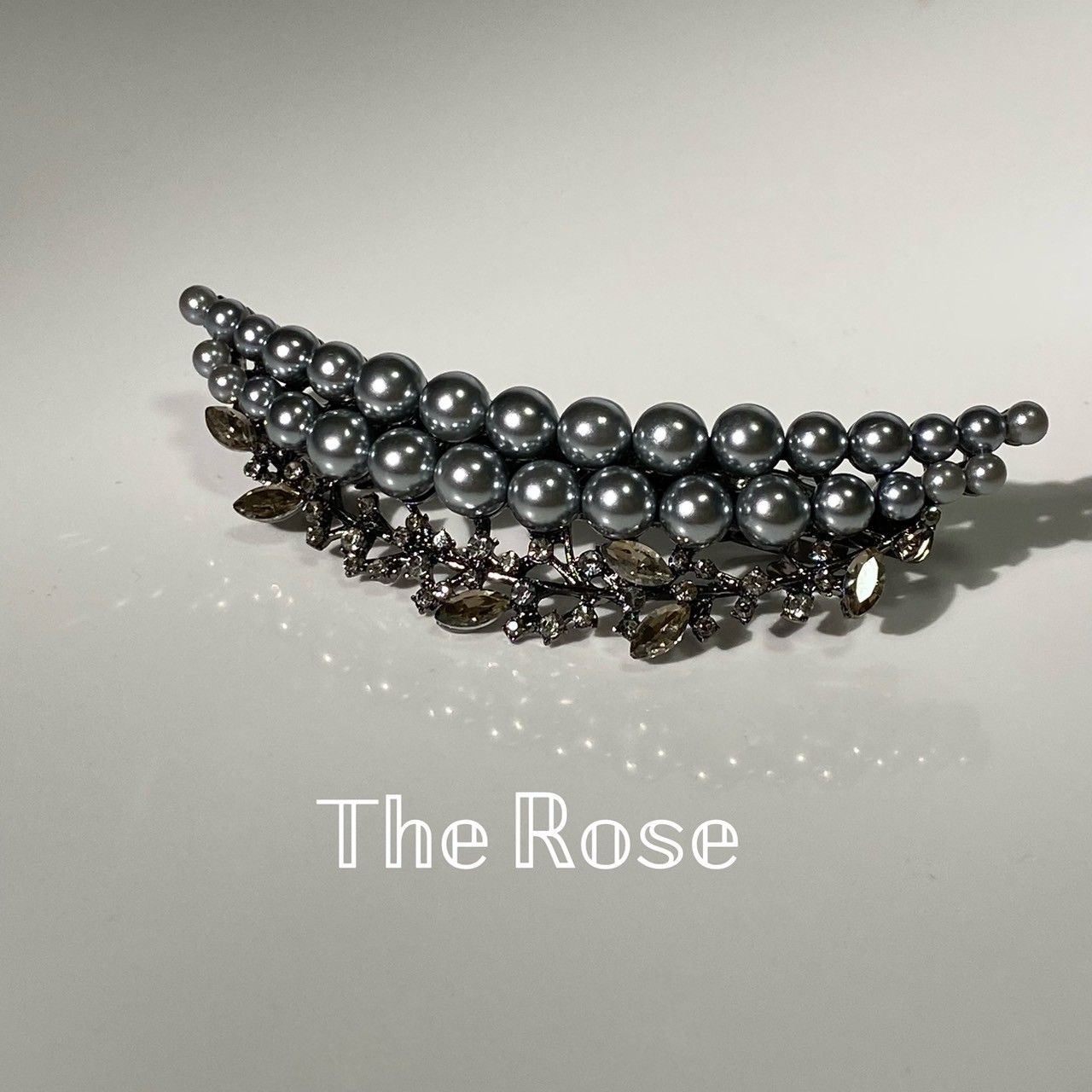 『光輝』髮夾 重工款月桂女神金屬彈簧夾 vintage精緻髮夾 H0063