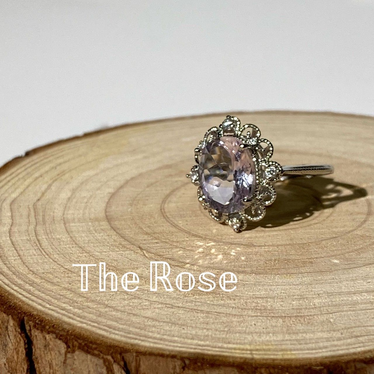 『Sophia』華麗貴氣紫水晶戒指 水晶微鑲鋯石銅鍍銀戒托 智慧紫水晶戒指 R0045實拍賣家