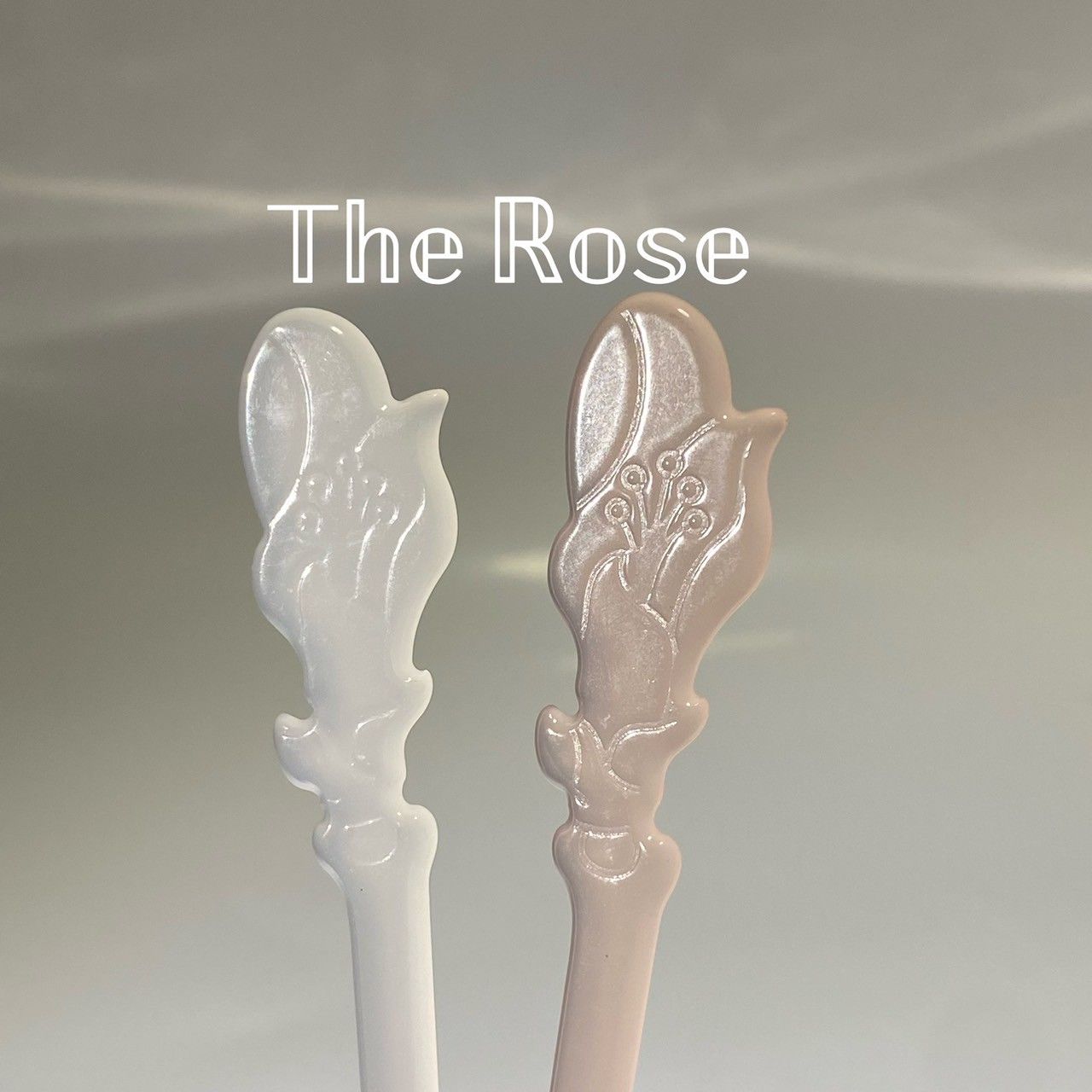 『漠荷』新手入門必備髮簪！醋酸材質荷花髮簪 輕便日常練手髮簪 H0067