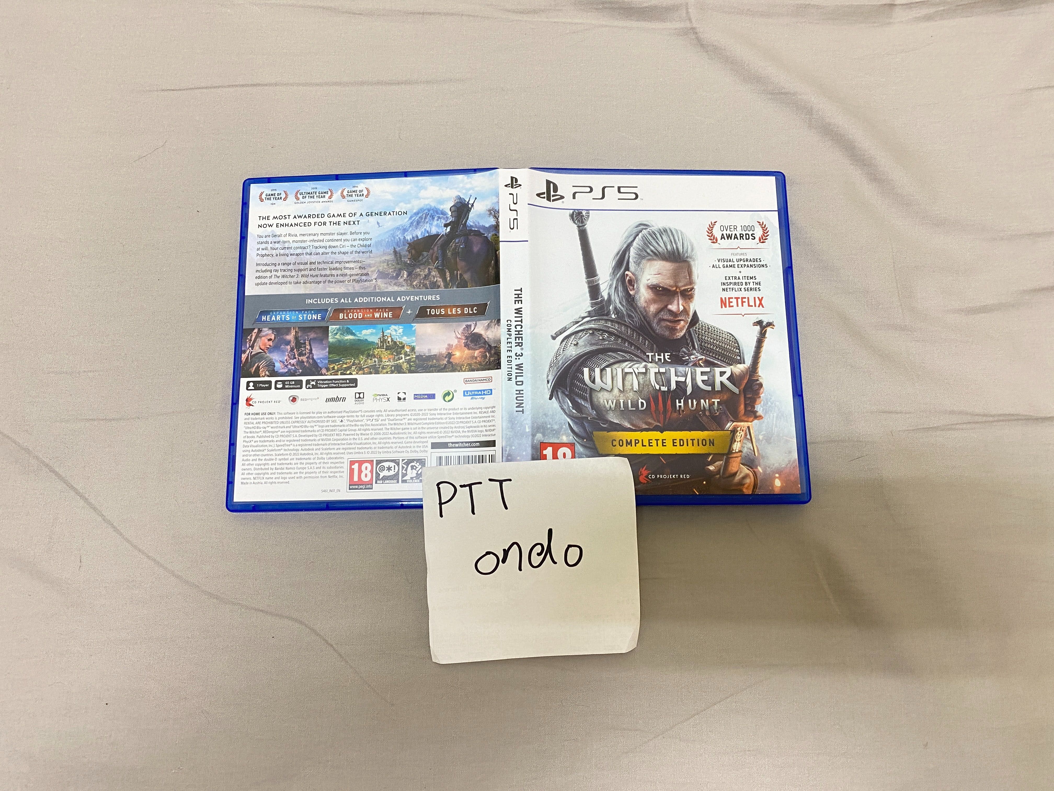 PS5 巫師3 完整版