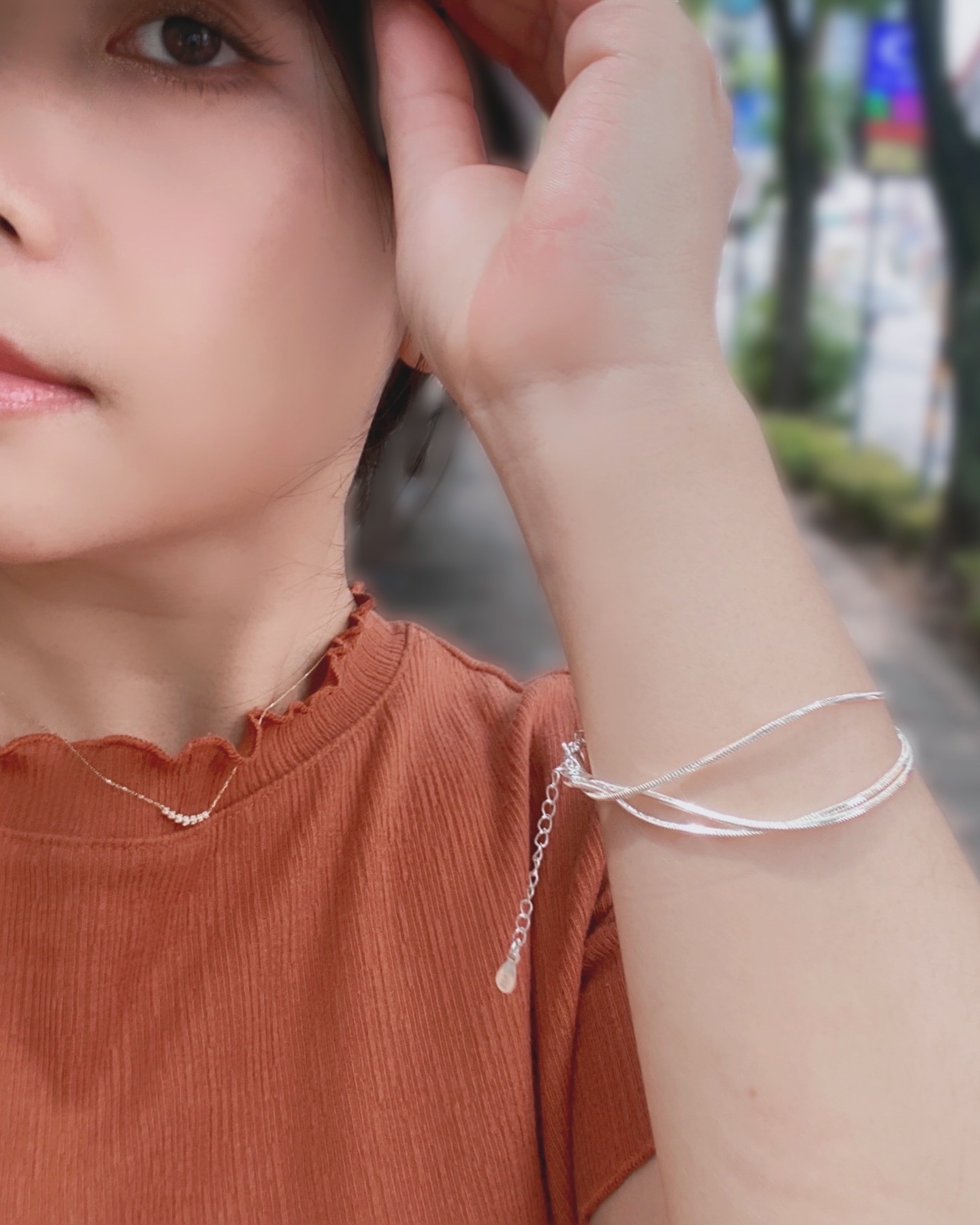 925純銀簡約多層手鍊