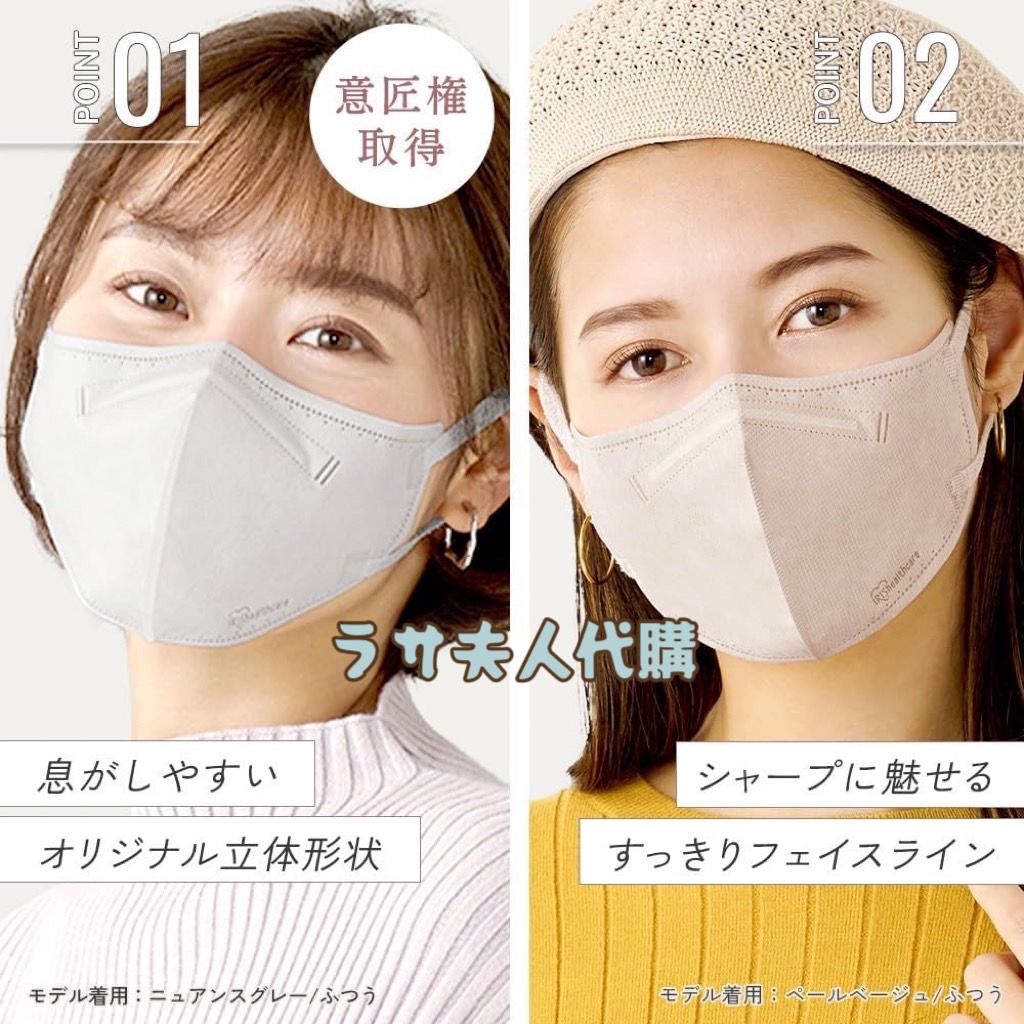 IRIS OHYAMA DAILY FIT 立體口罩 獨立包裝 30入一盒