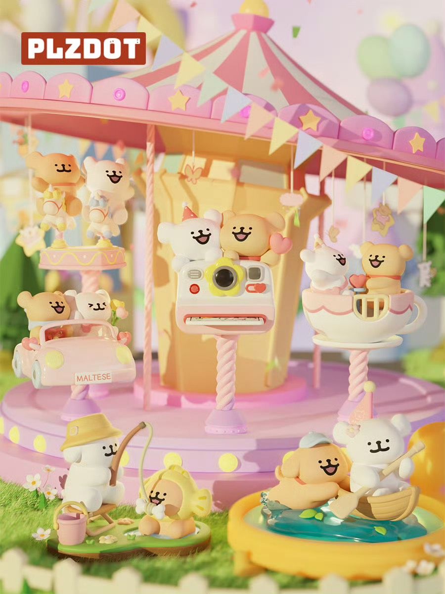 線條小狗歡樂郊遊系列盲盒（需14-28天工作天）