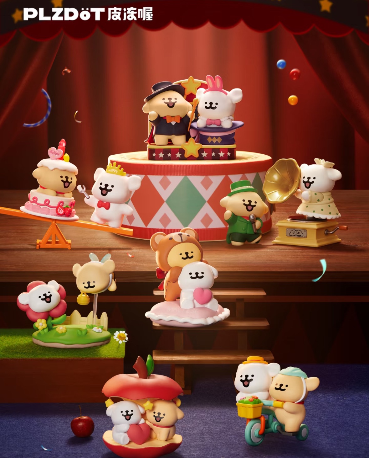 線條小狗幸福瞬間盲盒（預購款 約4月中～4月底到台灣）