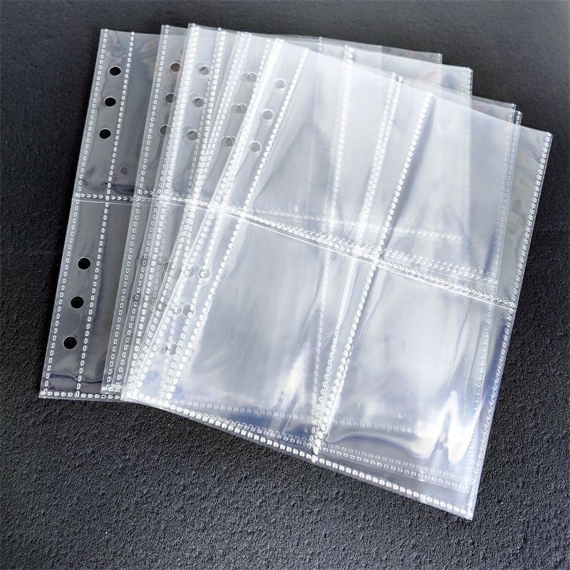 A5通用6孔透明卡冊內頁（40張1包）