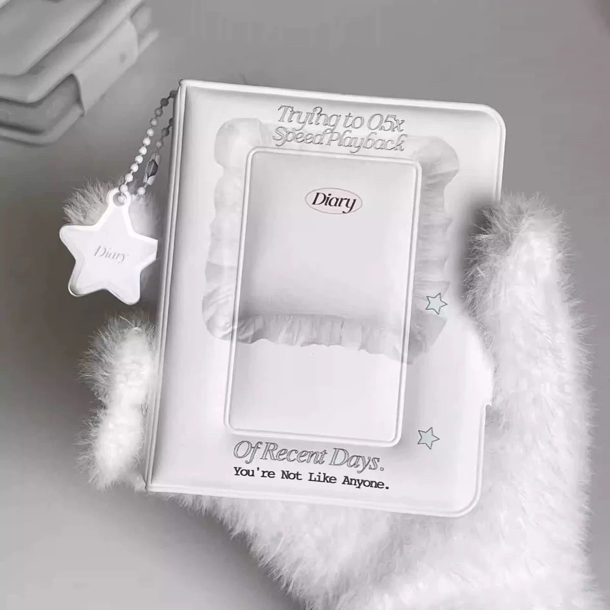 韓系ins風無屬性一宮格3寸小卡卡包（含掛件）