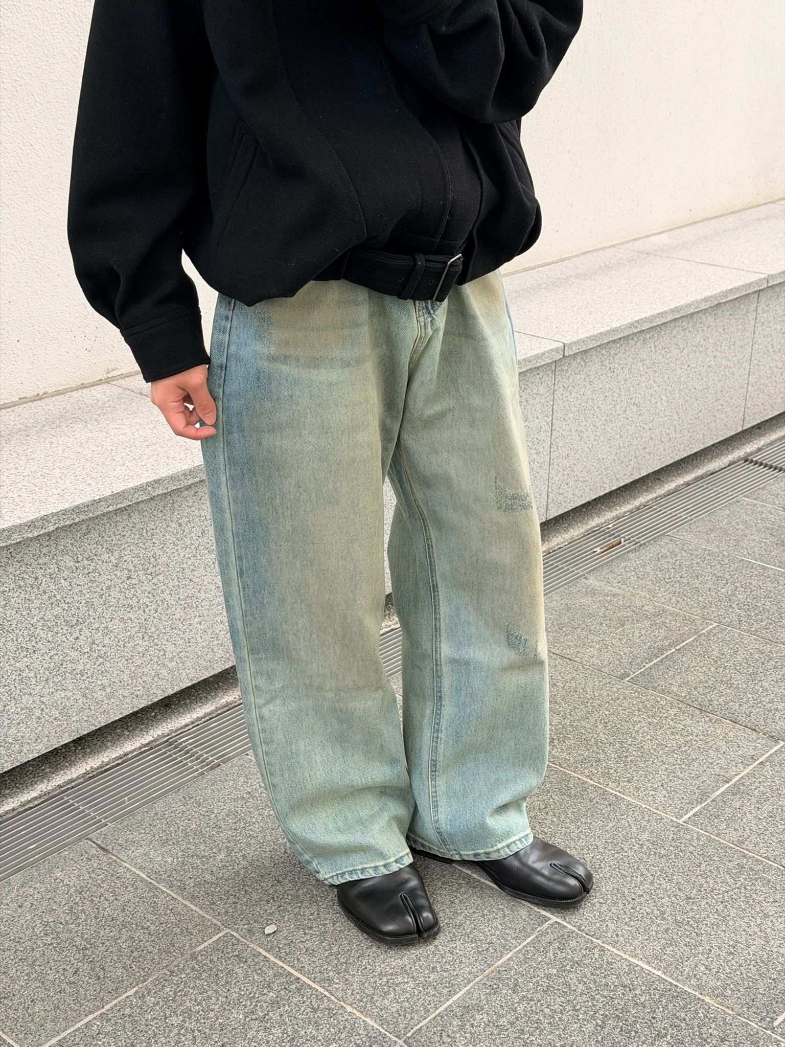 TROVE 經典仿舊寬鬆牛仔褲｜Retro Washed Loose Fit Jeans｜Unisex