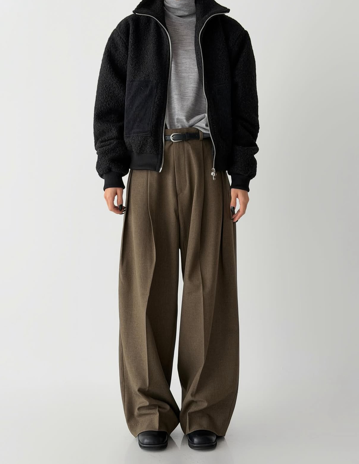 TROVE 羊毛混紡寬版西褲｜Carter Wool Wide Slacks｜Unisex