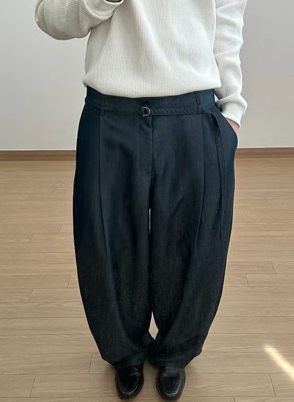 TROVE 單褶寬版休閒西裝褲｜Pleated Wide Slacks Trousers｜Unisex