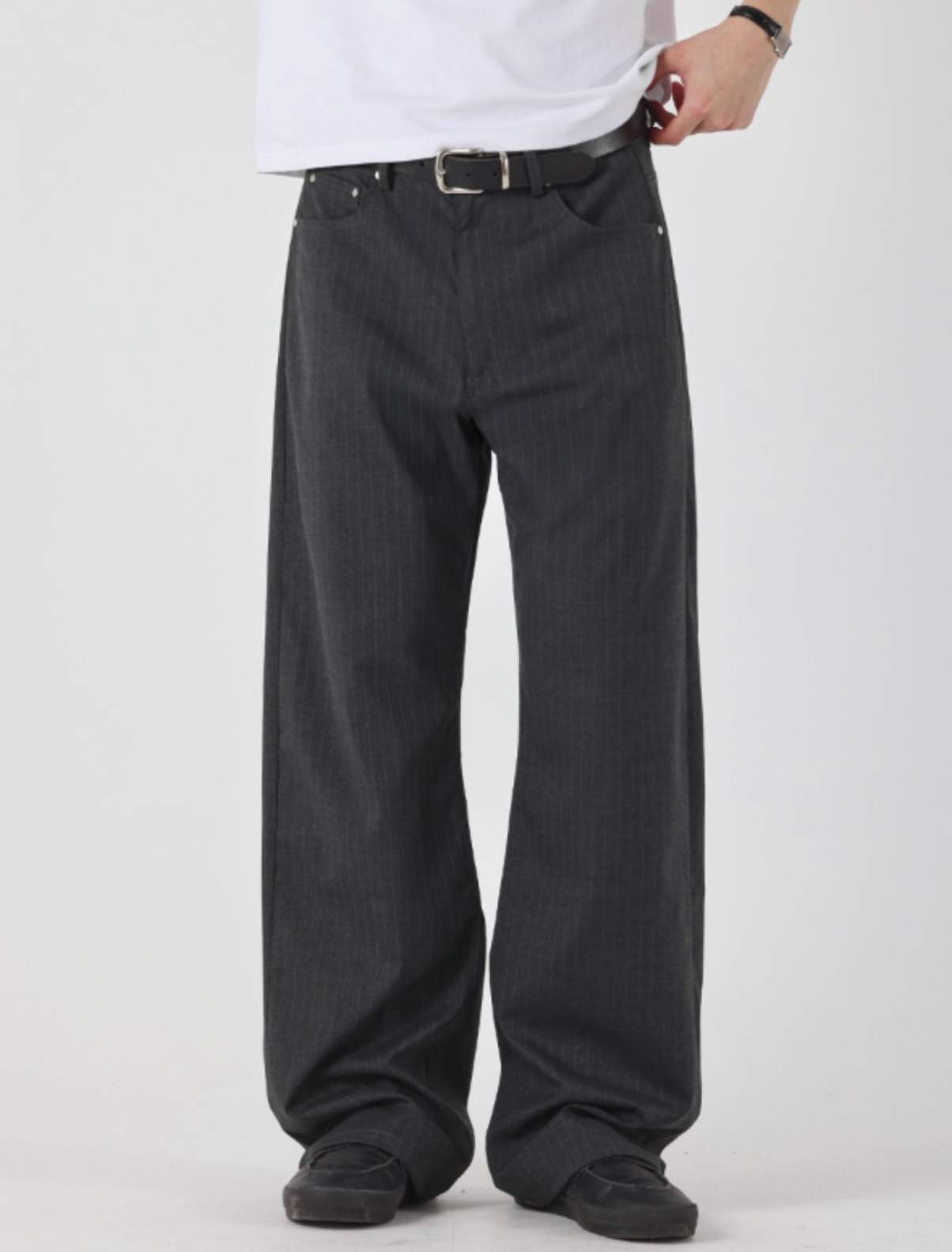 TROVE 混合剪裁直筒西裝褲｜Hybird Tailored Straight-Leg Trousers｜Unisex
