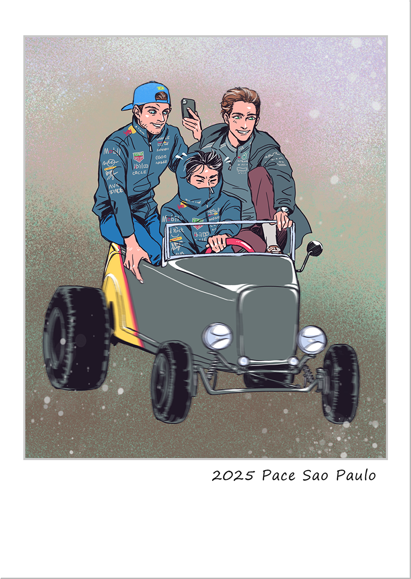 賽車手車車卡片