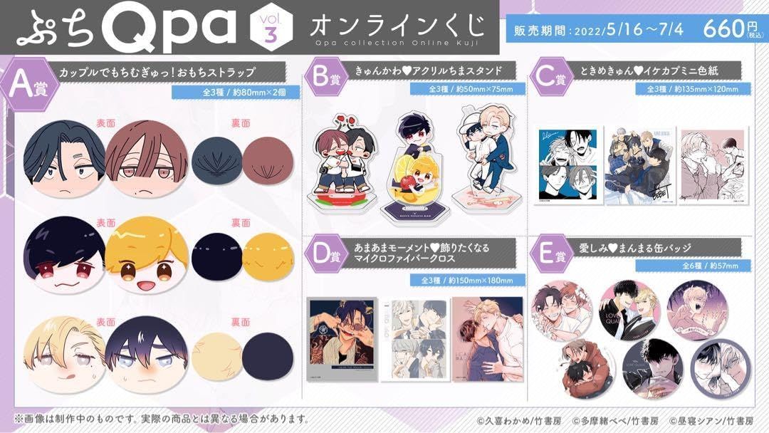 ぷちQpaオンラインくじ Qpa線上抽賞