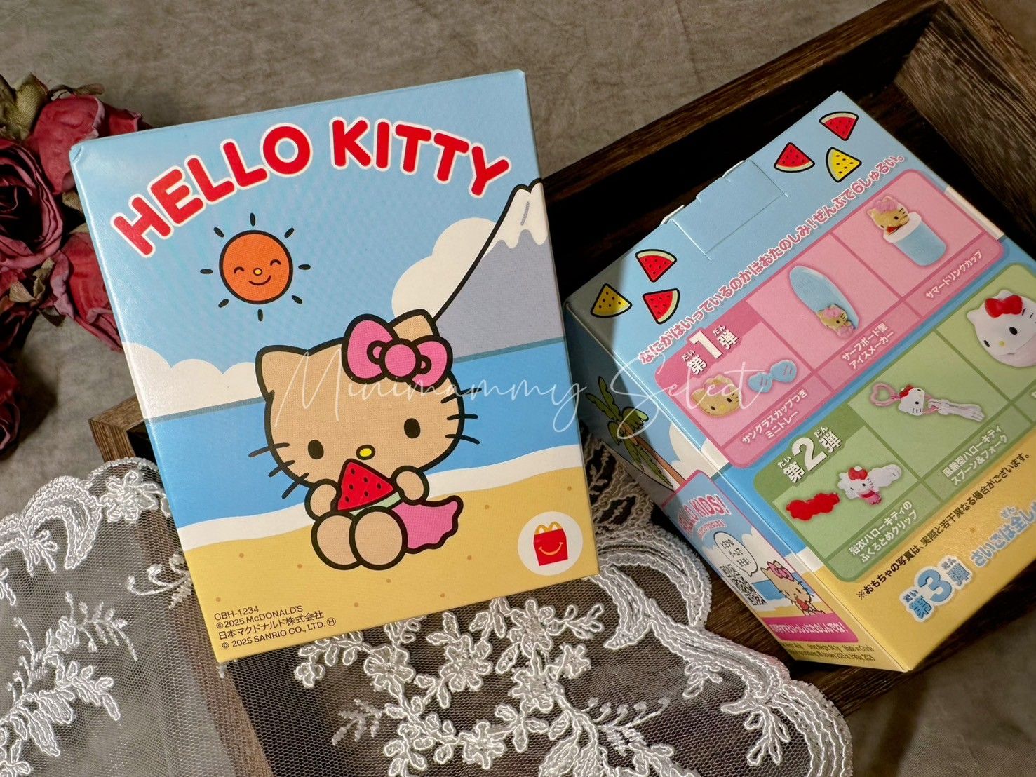 【日本麥當勞】7/11（金）～7/17（木） 曬傷 Hello Kitty 兒童餐玩具第一彈