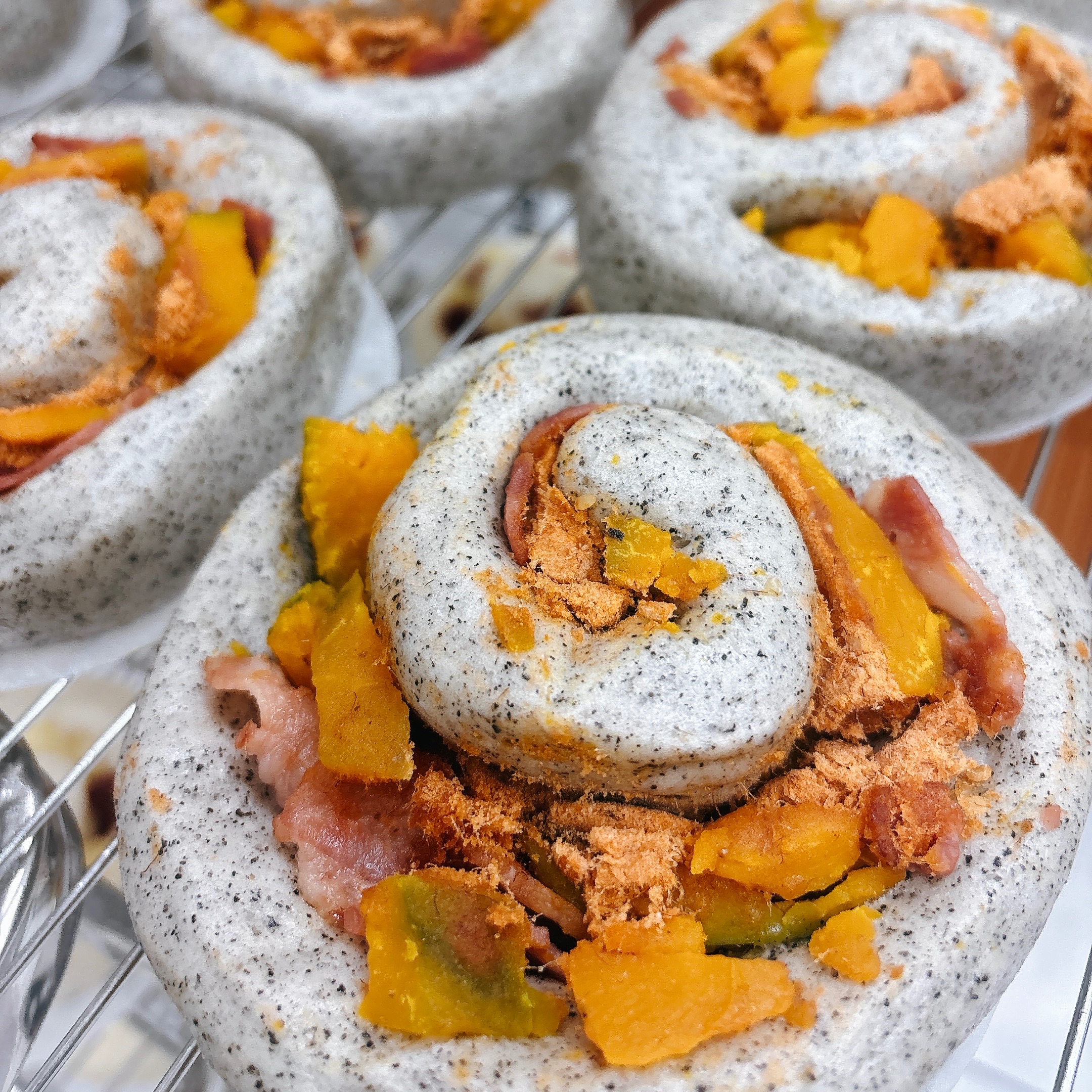 6月限定.ᐟ‪‪.ᐟ 栗子南瓜培根肉鬆