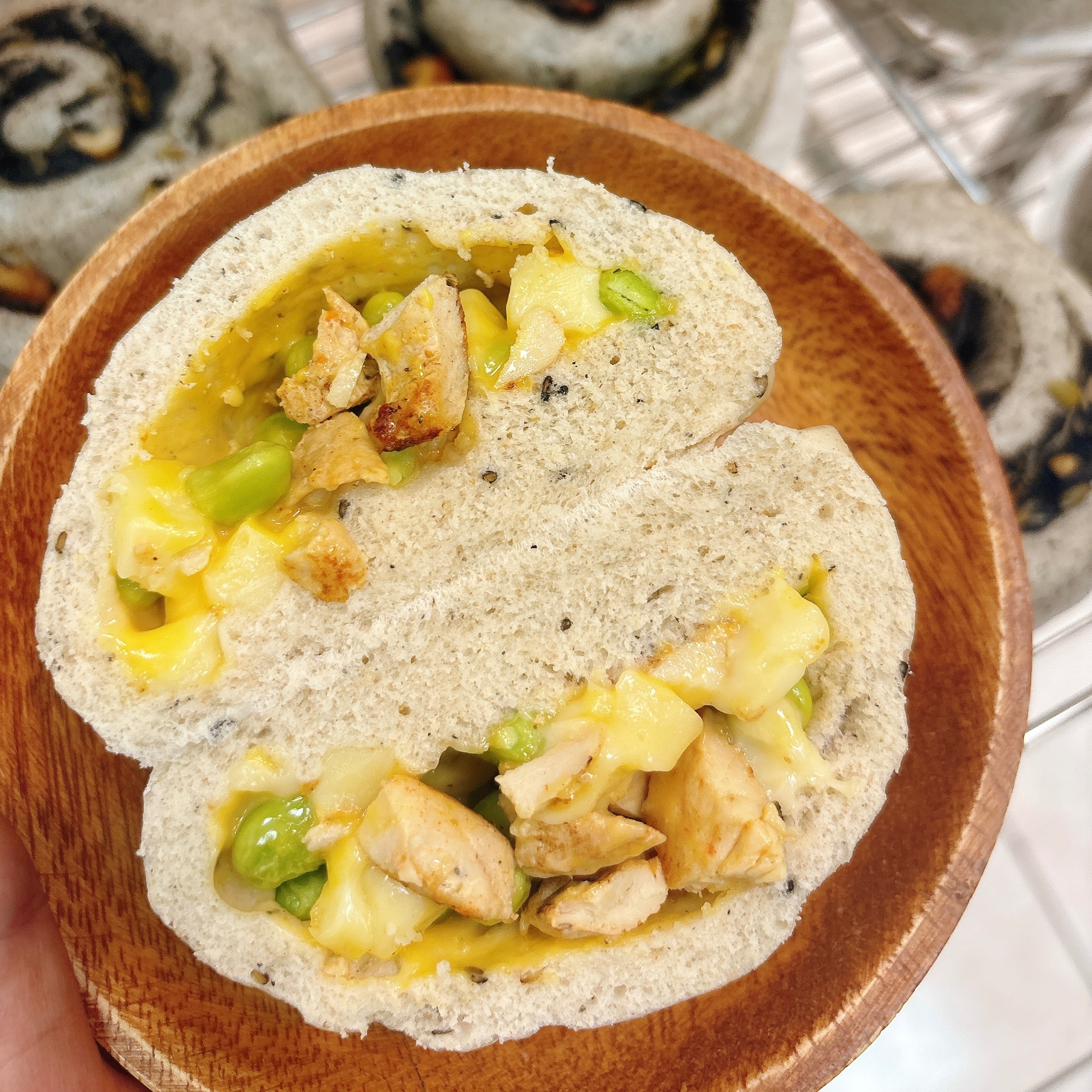 高蛋白無糖油.ᐟ‪‪.ᐟ 全麥毛豆起司雞