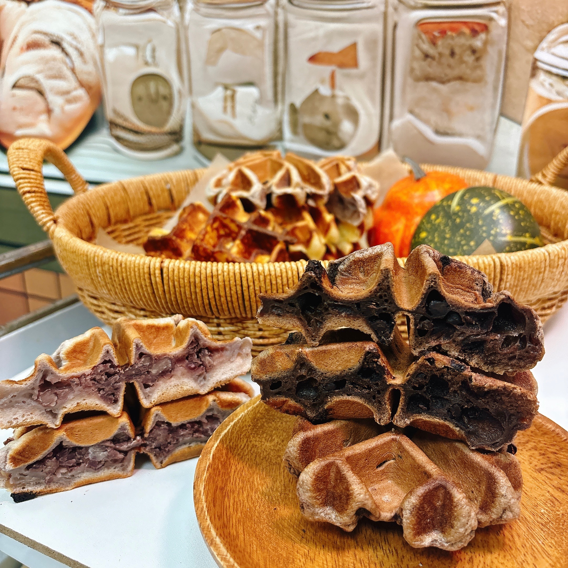 外酥內Ｑ.ᐟ‪‪.ᐟ 格子Q鬆餅