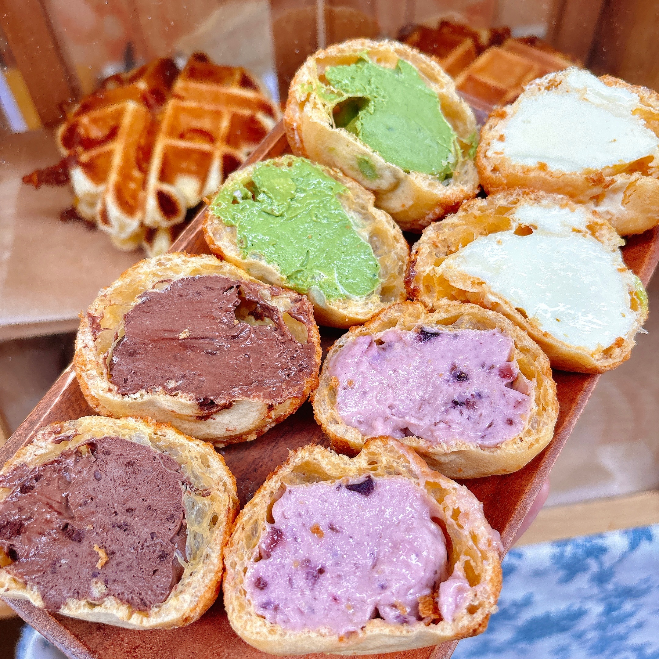 夏日限定.ᐟ‪‪.ᐟ 冰淇淋泡芙