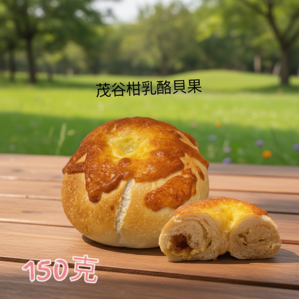 茂谷柑橘乳酪貝果