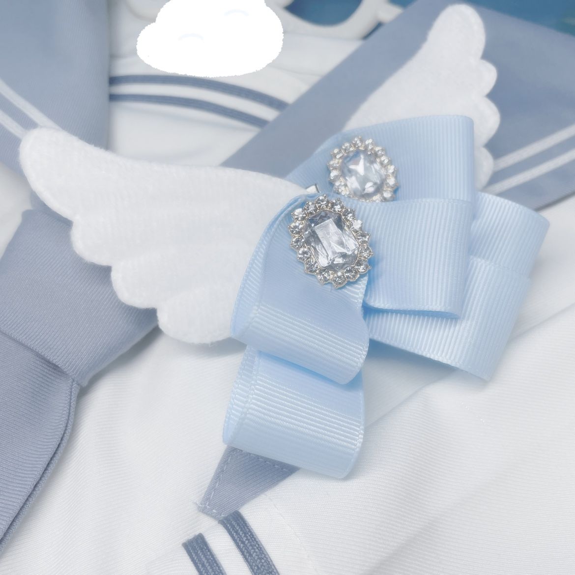 ［天使界隈］天使翅膀水鑽髮飾髮夾