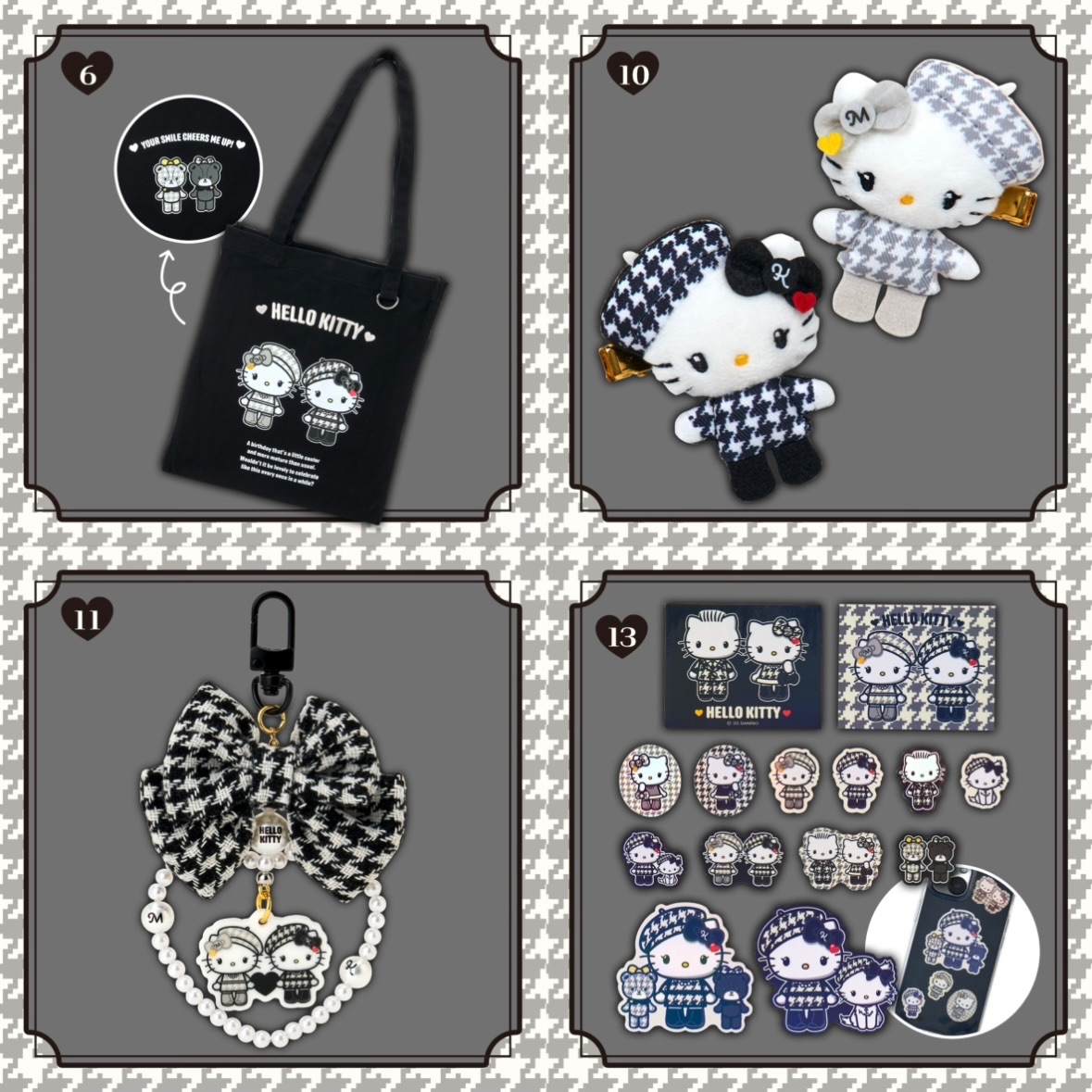 日本三麗鷗 Hellokitty 千鳥紋生日派對系列