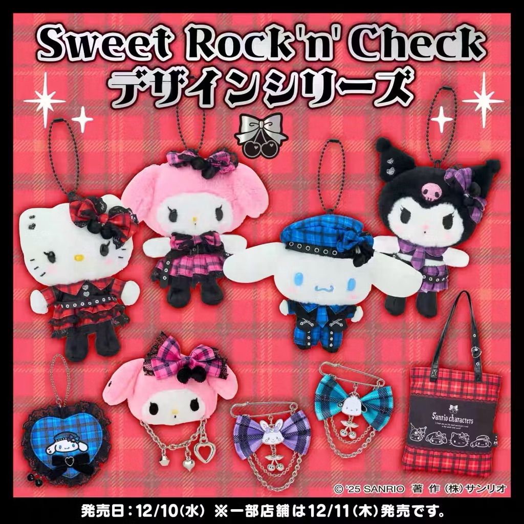 日本三麗鷗 少女搖滾甜心系列🎸❤️‍🔥