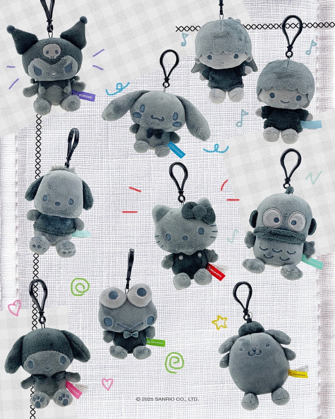 🇭🇰香港限定三麗鷗 灰燼色系列🩶