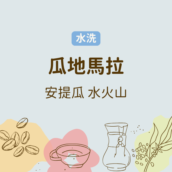 瓜地馬拉 安提瓜 水火山 （中焙）